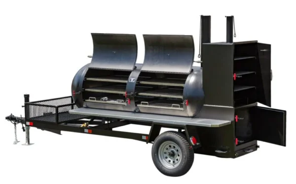 Meadow Creek TS-500 Trailer Offset Smoker - Image 2