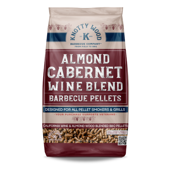 20 lbs. Almond Cabernet Wine Wood BBQ Smoker Pellets